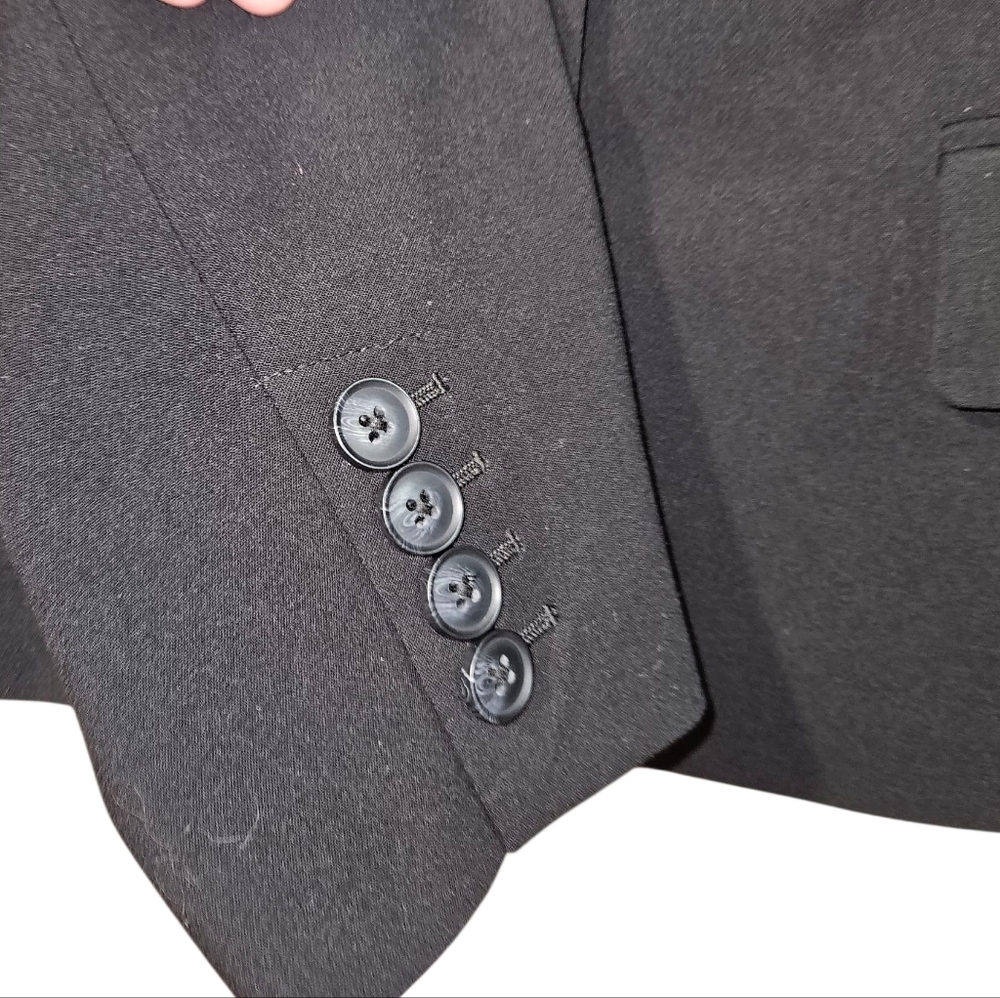Nordstrom Two-Button Black Blazer, Size Large, NWOT - Picture 6 of 8